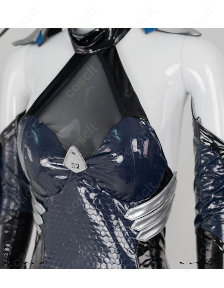 リトルマーメイド（Siren）衣装の装飾ディテール。花柄刺繍や細部の縫製をクローズアップした画像