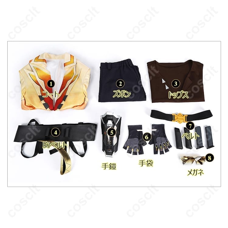 ヴァロラント テホ コスプレ衣装 高再現で写真映え、快適な着用感と動きやすさ - 8枚目の画像