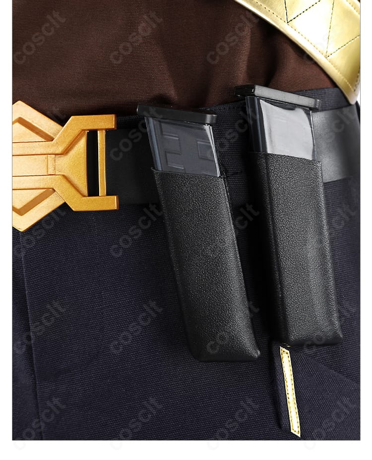 テホ衣装の腰飾り＋弾薬ホルダー風ディテール。パーツの配置と立体感を示します。