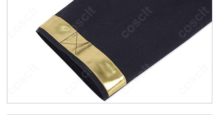 テホ衣装の袖口ディテール。カフス処理とステッチの均一性を確認できます。