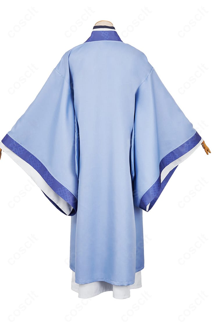 壬氏 狩り版コスプレ衣装の背面全体。コートの背割れや背中の落ち着いたラインを再現した様子。