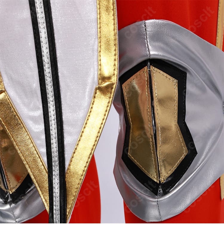 チャ・ヘイン コスプレ 膝部アーマー装飾のディテール