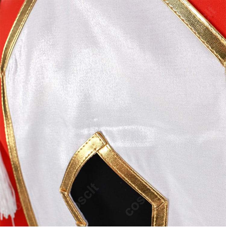 チャ・ヘイン コスプレ衣装 背中の装飾とラインの詳細