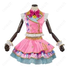 アイカツスターズ! 虹野ゆめ ピンクスターコーデ コスプレ衣装 高再現で可愛く撮影映え - 1枚目の画像（サムネイル）