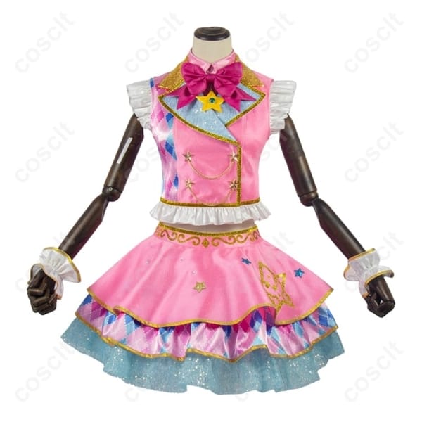 アイカツスターズ! 虹野ゆめ ピンクスターコーデ コスプレ衣装 高再現で可愛く撮影映え