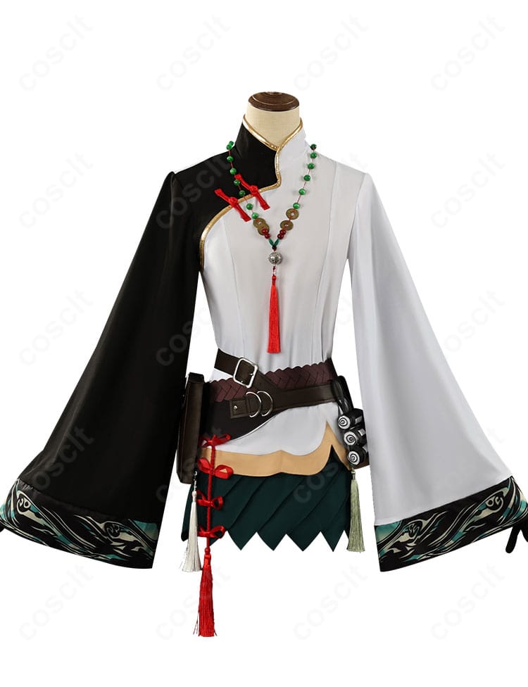 無期迷途 無患子 コスプレ衣装の正面全身。配色とシルエット、主要アクセが分かる詳細カット