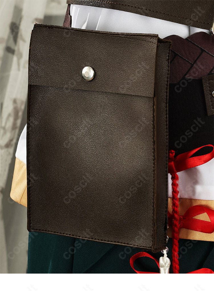 無患子 コスプレ衣装のウエストポーチと腰回り装飾。実用性と固定方法のディテール