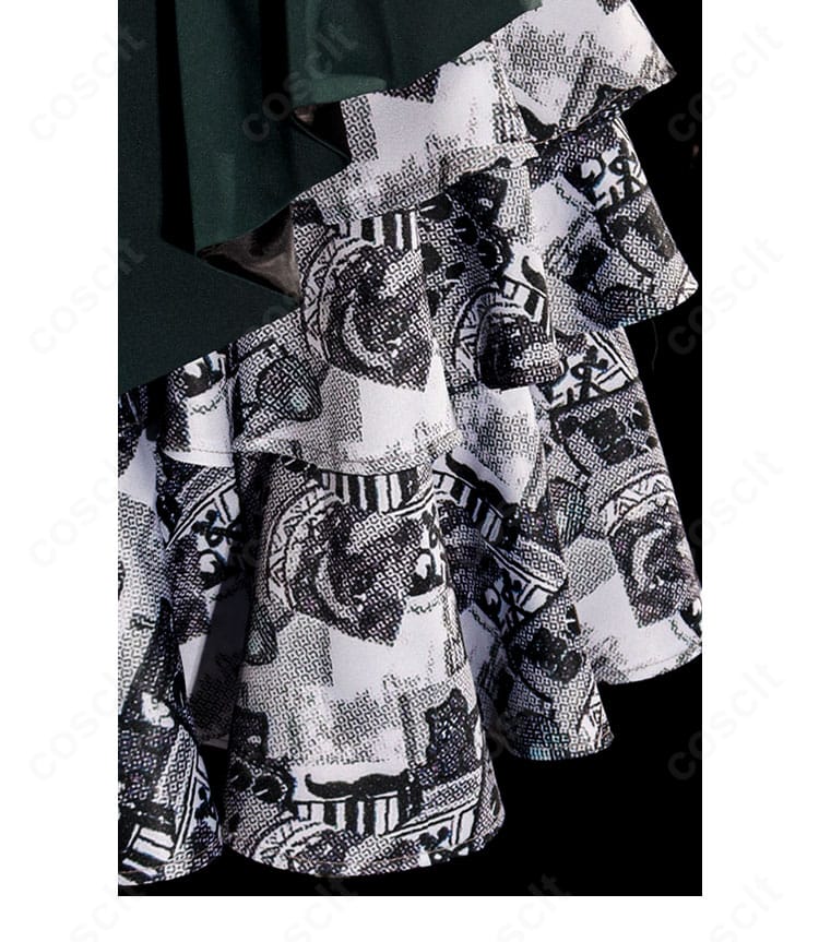 海老塚智 コスプレ衣装のスカート模様のクローズアップ。柄のコントラストと質感を表現。