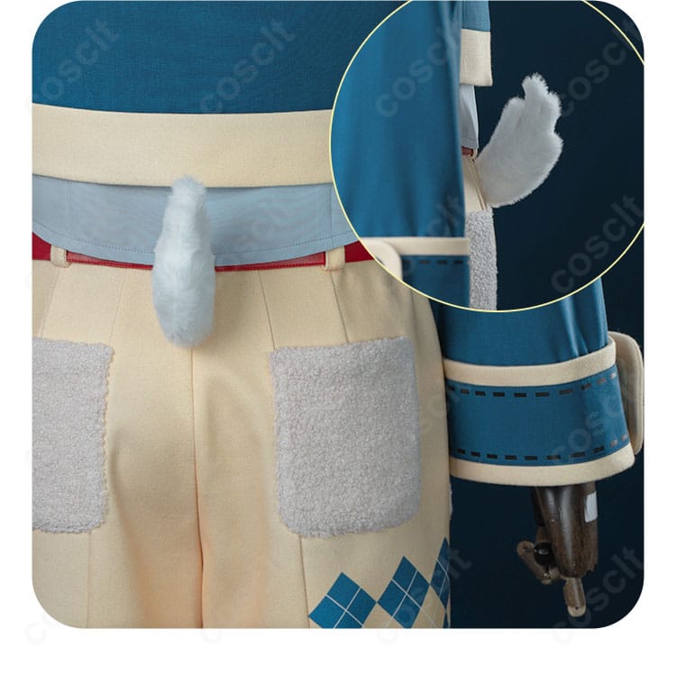 尾部装飾のアップ。背面アクセントでテーマ性を高めるディテール。