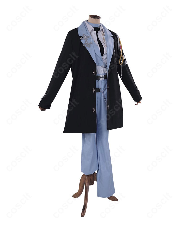 ケイリクス・デボネア衣装の側面。肩飾りとサイドの落ち感が分かる角度。