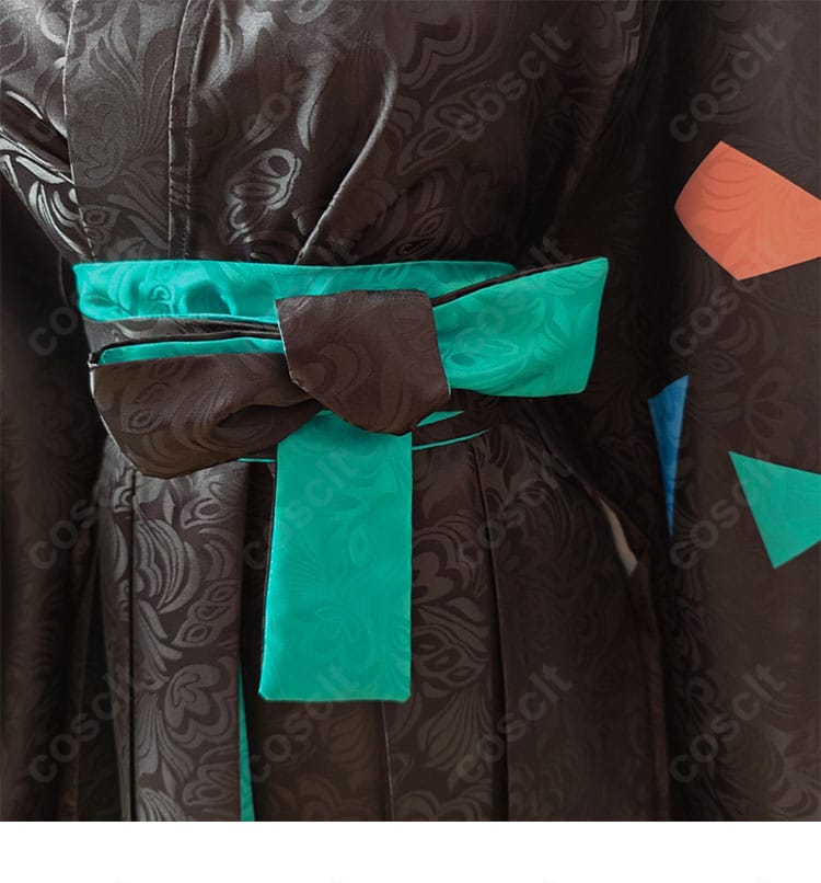 初音ミク New Year 2024 衣装の腰周り装飾ディテール。帯風デザインと装飾パーツの質感をクリアに表現。