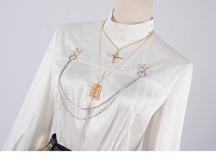 星街すいせい コスプレ衣装 衣襟装飾の詳細