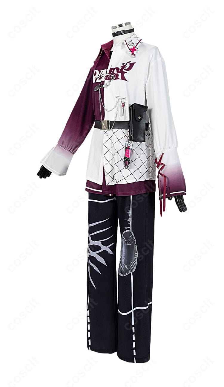 にじさんじ 佐伯イッテツ デフォルト衣装コスプレ衣装の側面