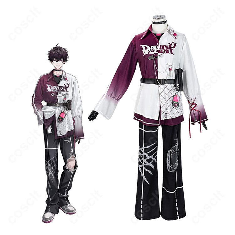 にじさんじ 佐伯イッテツ デフォルト衣装のキャラクターイメージと商品衣装