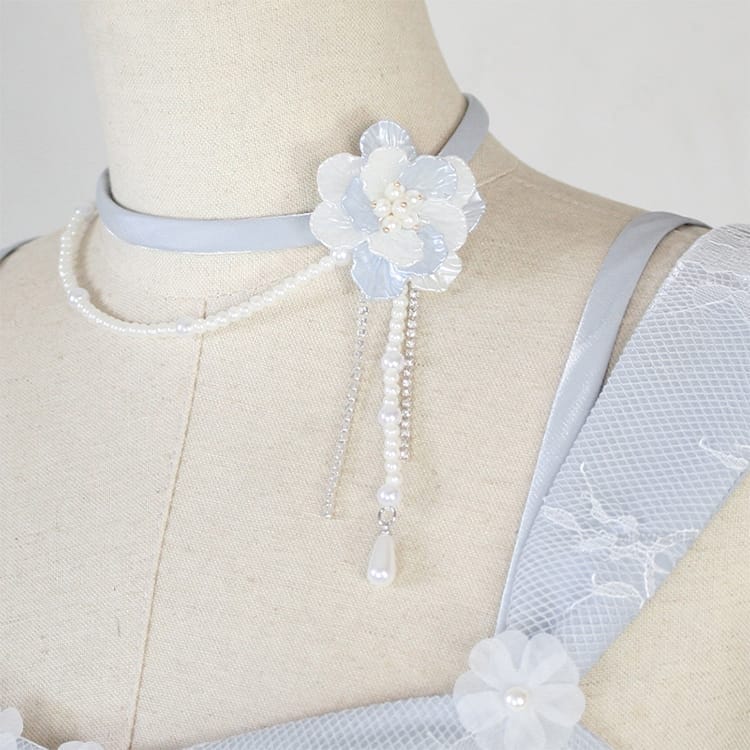 恋と深空 主人公「春から花へ捧ぐ」衣装 高再現で長時間も快適、撮影映えする上品ワンピース - 3枚目の画像