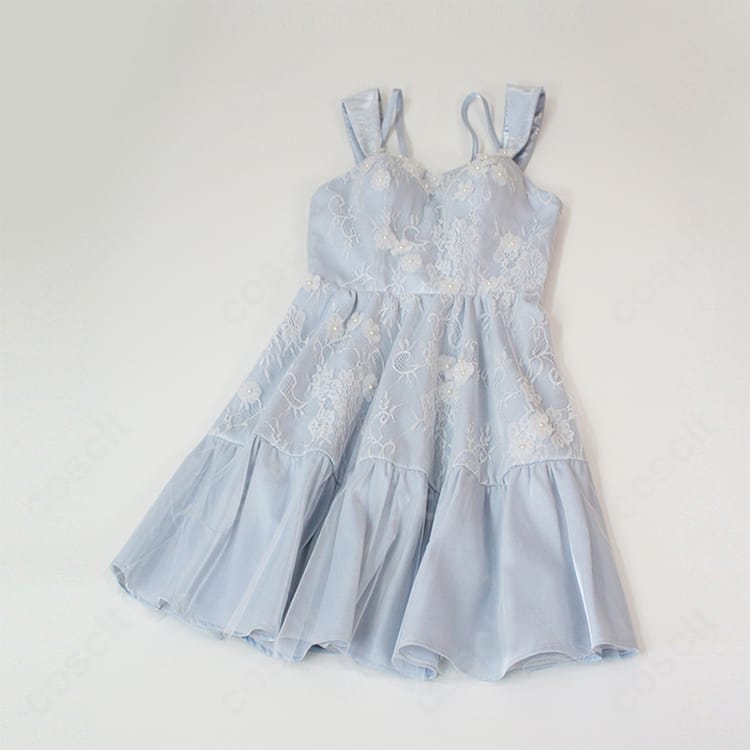 恋と深空 主人公「春から花へ捧ぐ」衣装 高再現で長時間も快適、撮影映えする上品ワンピース - 2枚目の画像