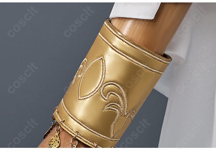 トリスビアス コスプレ衣装の腕飾り・ブレスレットの細部ディテール