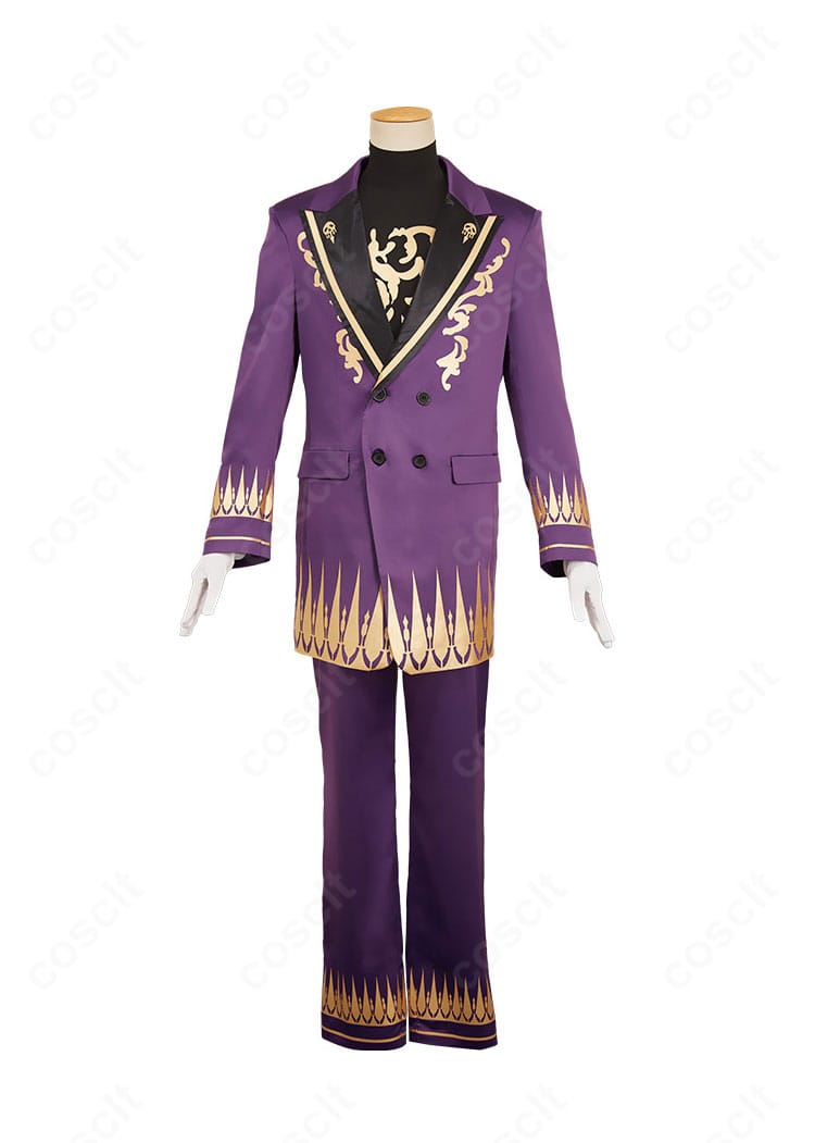 灰谷蘭 コスプレ衣装の正面詳細。襟元から裾までのラインとディテールを強調。