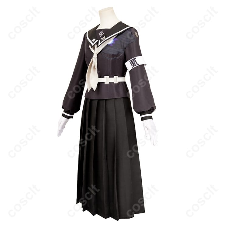 HUNDRED LINE 雫原比留子 学園制服コスプレ 高再現で撮影・イベントに最適 - 2枚目の画像