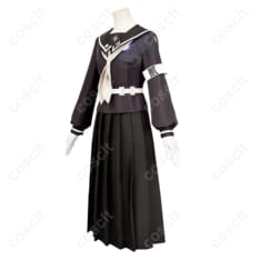 HUNDRED LINE 雫原比留子 学園制服コスプレ 高再現で撮影・イベントに最適 - 2枚目の画像（サムネイル）