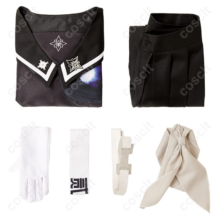 HUNDRED LINE 雫原比留子 学園制服コスプレ 高再現で撮影・イベントに最適 - 6枚目の画像