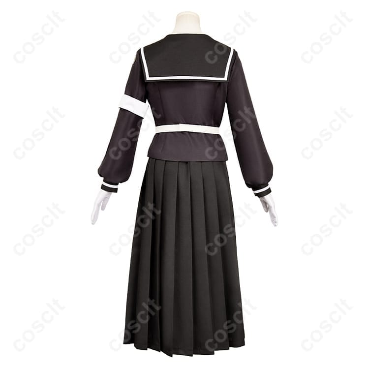 HUNDRED LINE 雫原比留子 学園制服コスプレ 高再現で撮影・イベントに最適 - 4枚目の画像