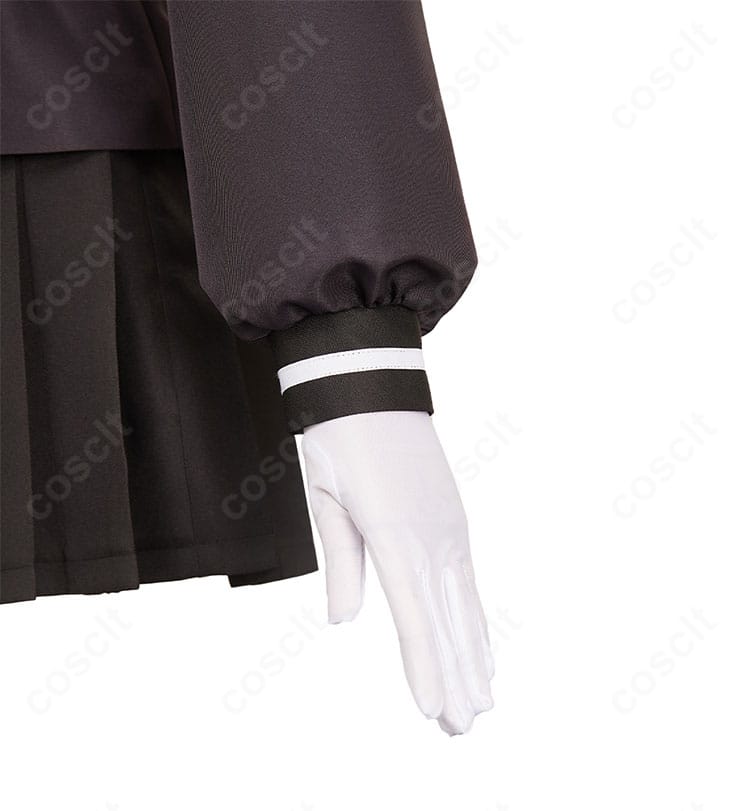 九十九過子 コスプレ衣装の袖口クローズアップ。高品質仕上げ