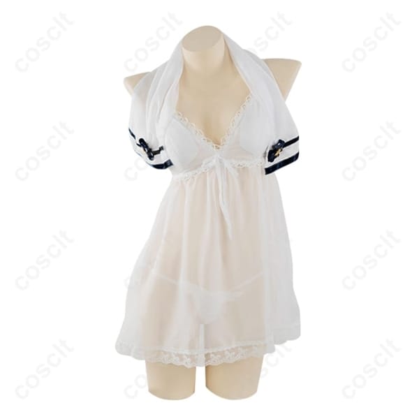 勝利の女神:NIKKE ヘルム アフターシャワー コスプレ衣装。薄手で通気性、上品セクシーな高再現セット