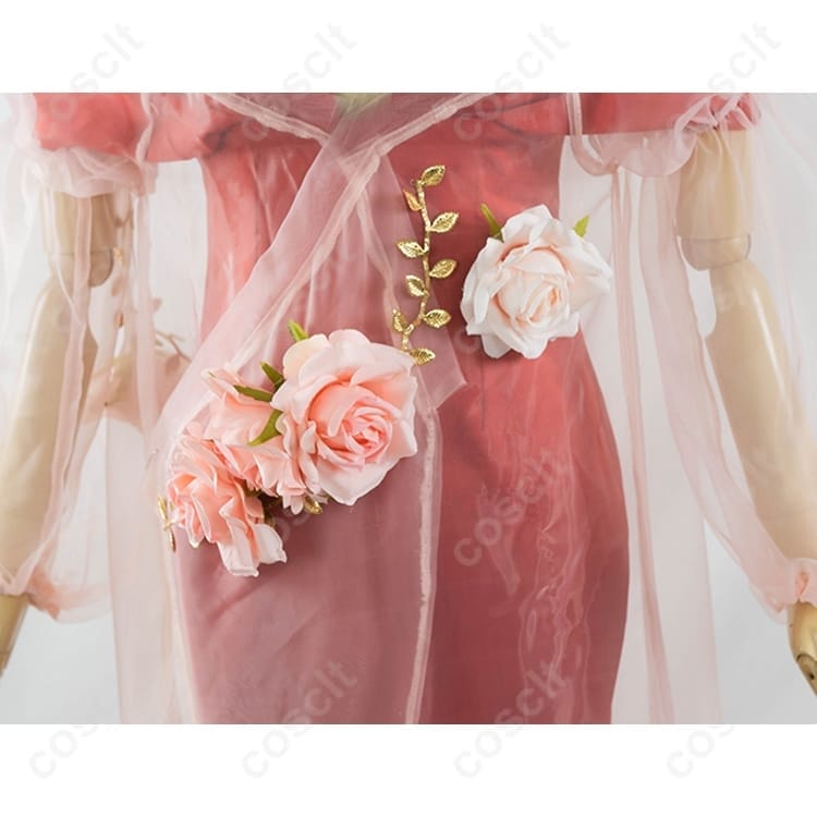 エヴァンゲリオン マリ コスプレ衣装 刺繍ドレス｜軽やかで撮影映え、上品ゴージャスに魅せる - 3枚目の画像