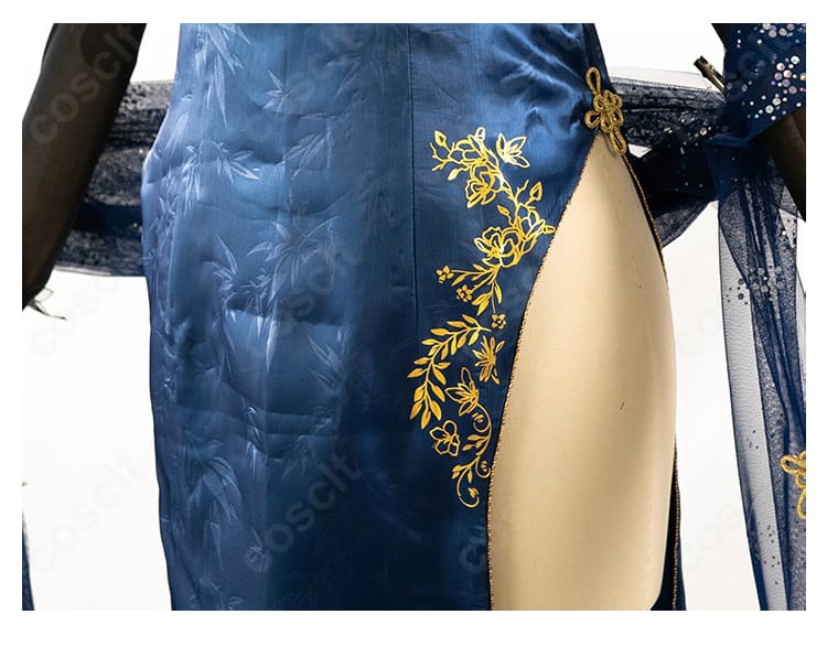 ニュージャージー 月下のレッツ・ダンス! コスプレ衣装の腰部装飾とトリムの質感が分かるディテール画像