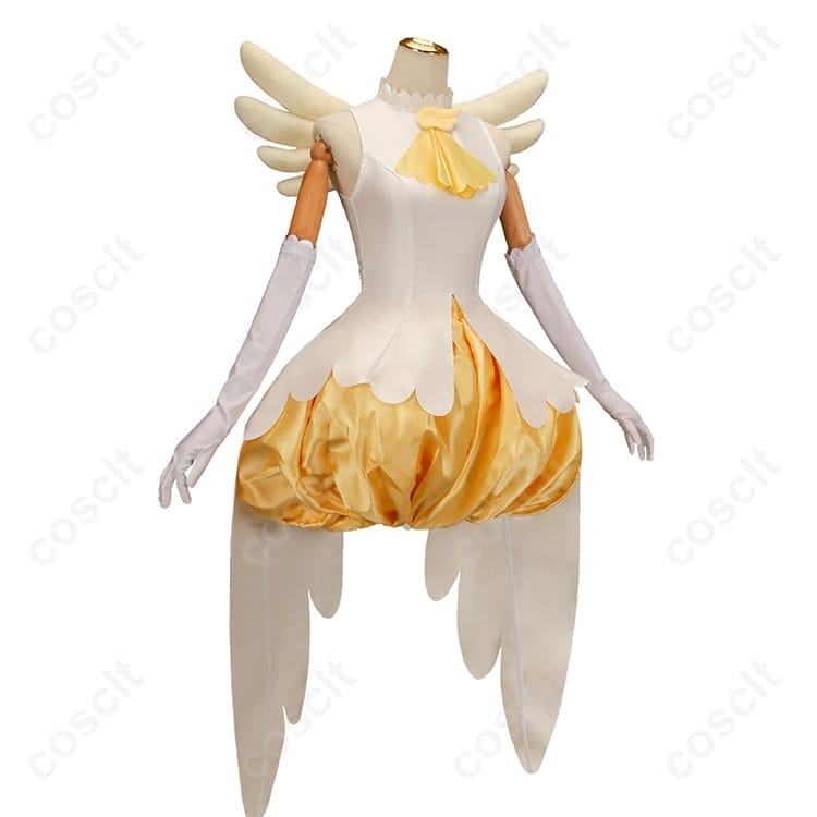 木之本桜 白×黄色バトル衣装｜軽量で高再現、撮影もイベントも映える魔法少女コス - 2枚目の画像