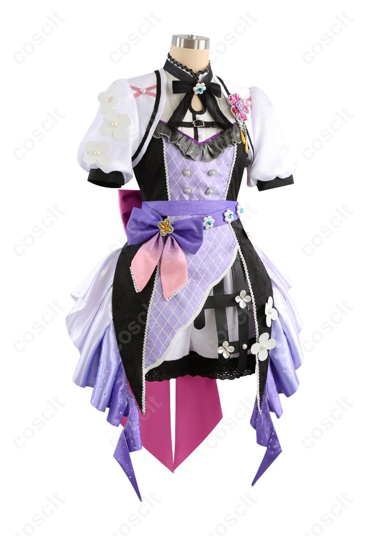 あんさんぶるスターズ！！ 花群冬芽 アメジストドリーム コスプレ衣装 側面全体図｜シルエット確認用