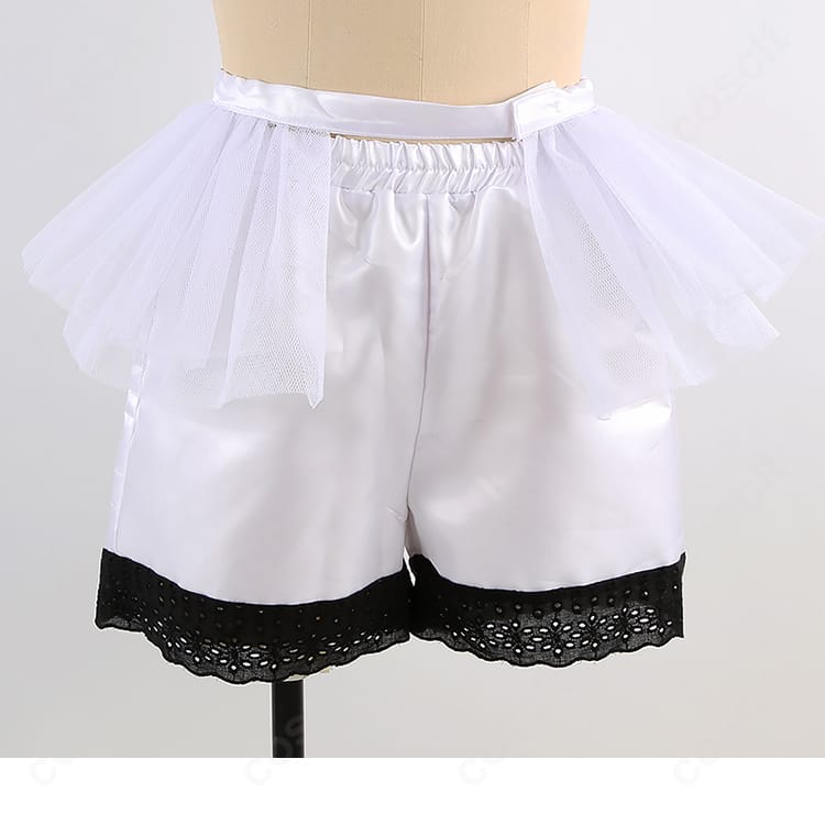 花群冬芽 アメジストドリーム衣装のパンツ正面ディテール。快適な穿き心地とデザイン性を両立。