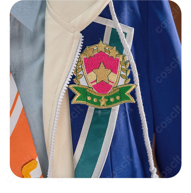 胸元の装飾パーツ一式。取り付け位置とバランスが分かる詳細写真