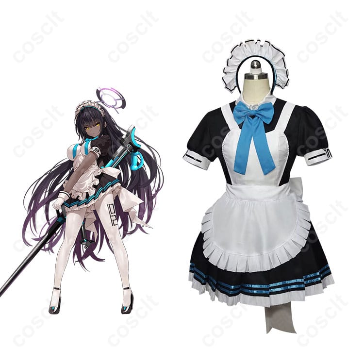 ブルーアーカイブ 角楯カリン メイド服 コスプレ衣装 着用イメージ｜高品質で忠実再現