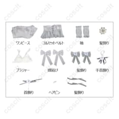勝利の女神：NIKKE シンデレラ ガラスのプリンセス コスプレ衣装｜高品質・オーダーメイド対応【COSCLT公式】 - 5枚目の画像（サムネイル）