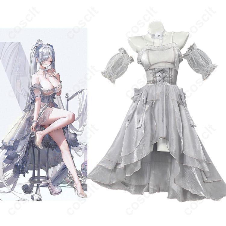勝利の女神NIKKE シンデレラ ガラスのプリンセス コスプレ衣装 着用イメージ｜高品質再現