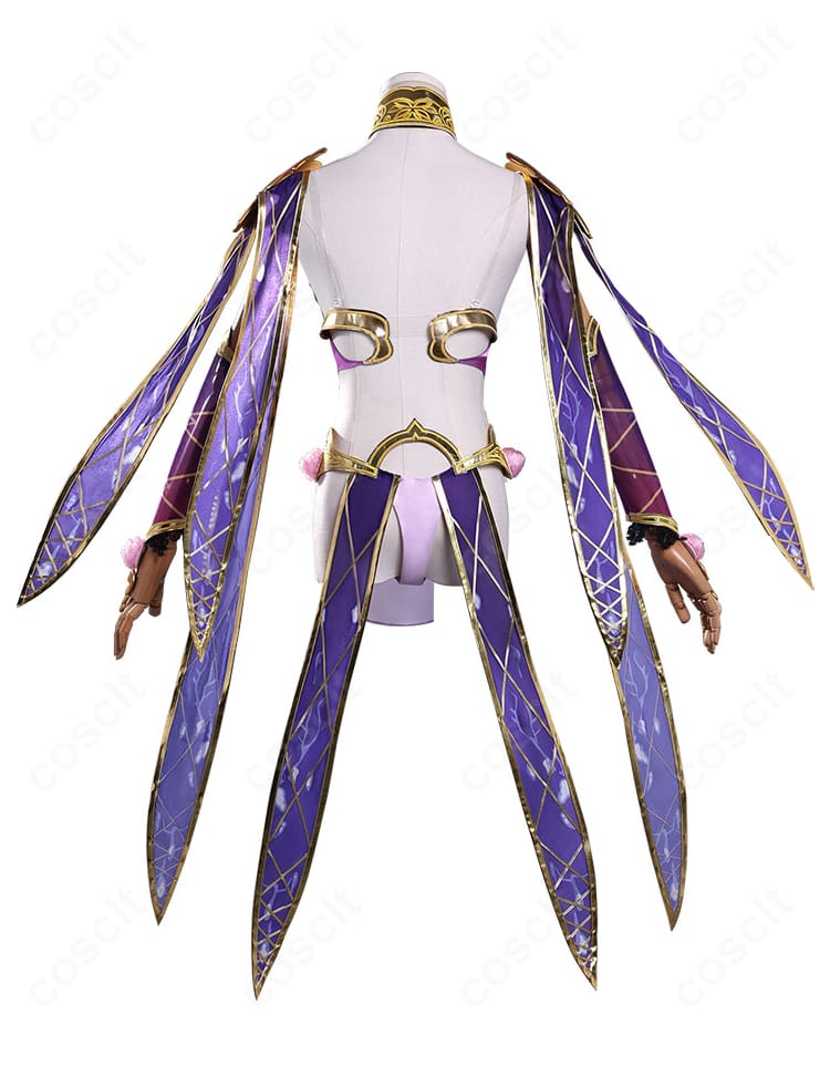 Fate/Grand Order カーマ 第二再臨 コスプレ衣装 背面全体図と装飾の見え方