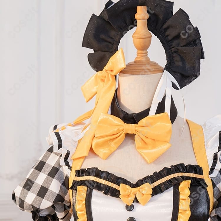 勝利の女神:NIKKE モダニア GALLERYコラボカフェ カフェ店員 コスプレ衣装【COSCLT公式】 - 4枚目の画像