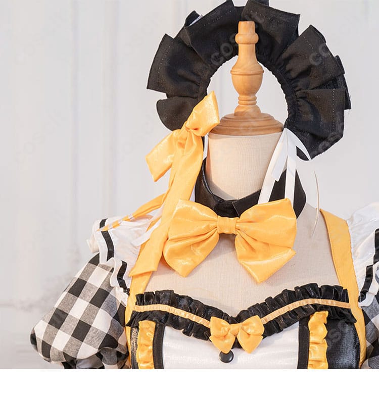 勝利の女神\:NIKKE モダニア コスプレ衣装 蝶結び装飾ディテール｜可愛らしさアップ
