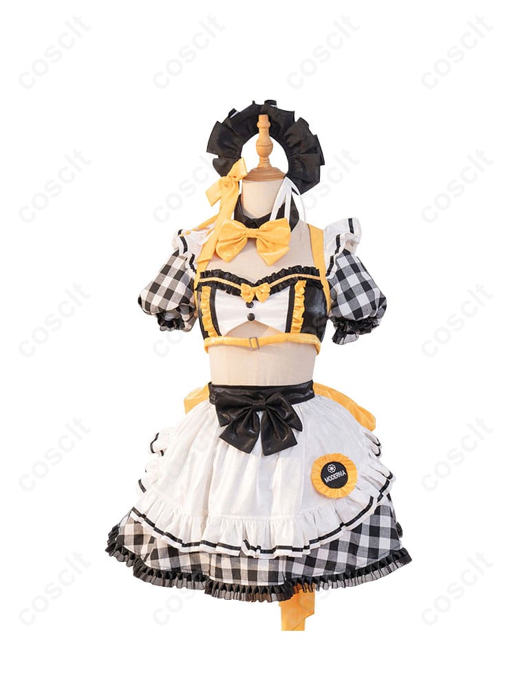 勝利の女神\:NIKKE モダニア GALLERYコラボカフェ店員 コスプレ衣装 正面全体画像｜細部まで再現