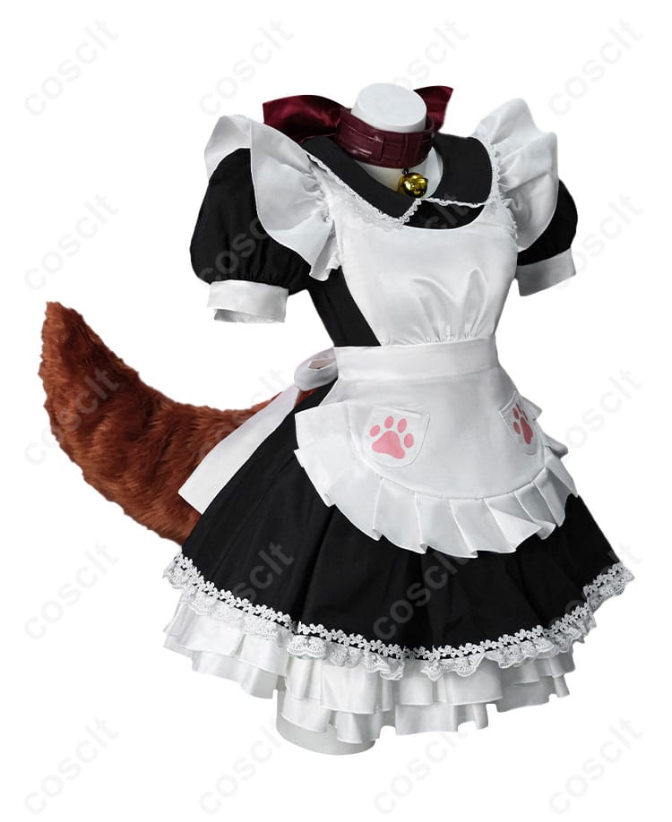 FGO タマキャ 2段階目メイド コスプレ衣装 側面展示｜ラインの美しさを再現