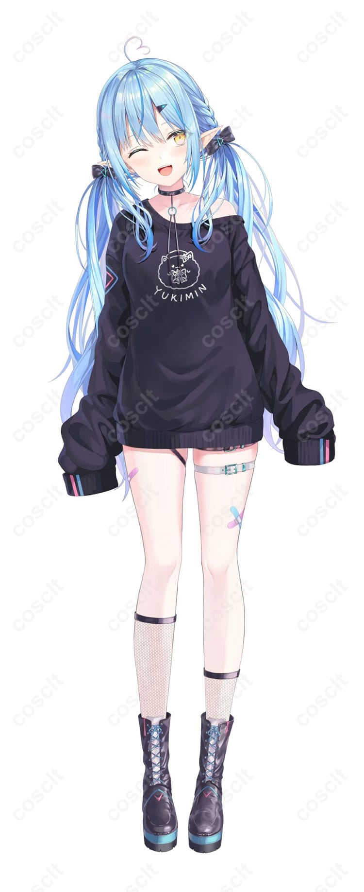 雪花ラミィ 新衣装 ホロライブ キャラクター公式ビジュアル｜VTuberコスプレ衣装の参考イメージ