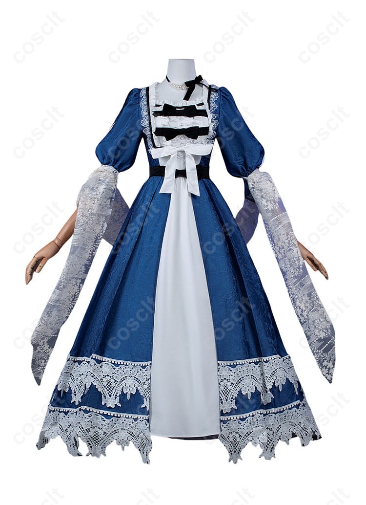 ある日お姫様になってしまった件について アタナシア 通常服 コスプレ衣装 正面全体図 高品質再現