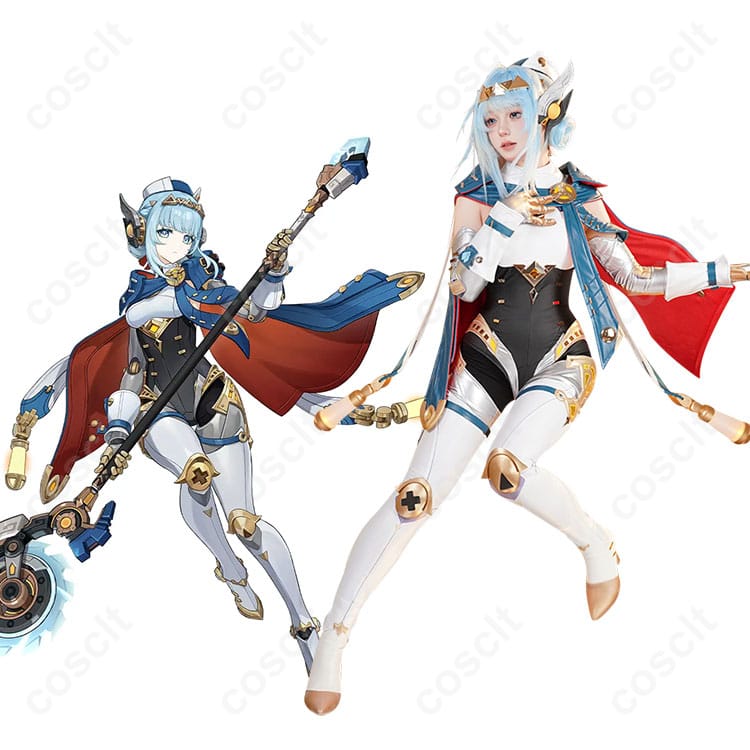 原神 イネファ 女性型ロボット コスプレ衣装とキャラクター着用イメージ｜高品質再現