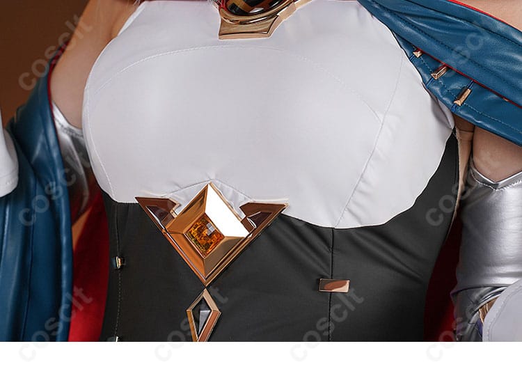 原神 イネファ 女性型ロボット コスプレ衣装 腰飾りディテール｜高品質コスチューム