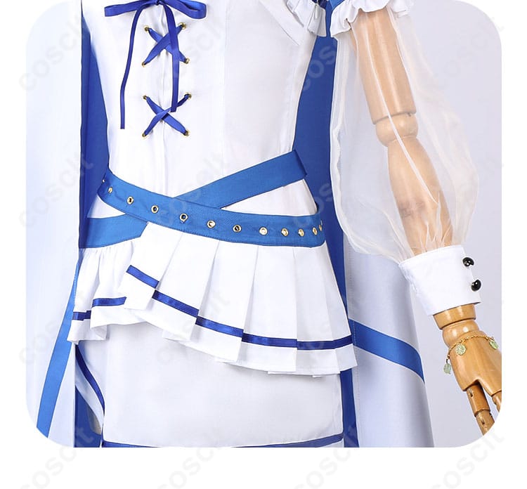 前橋ウィッチーズ 上泉マイ 魔法衣装ver. コスプレ衣装 腰間装飾ディテール 美しい装飾再現