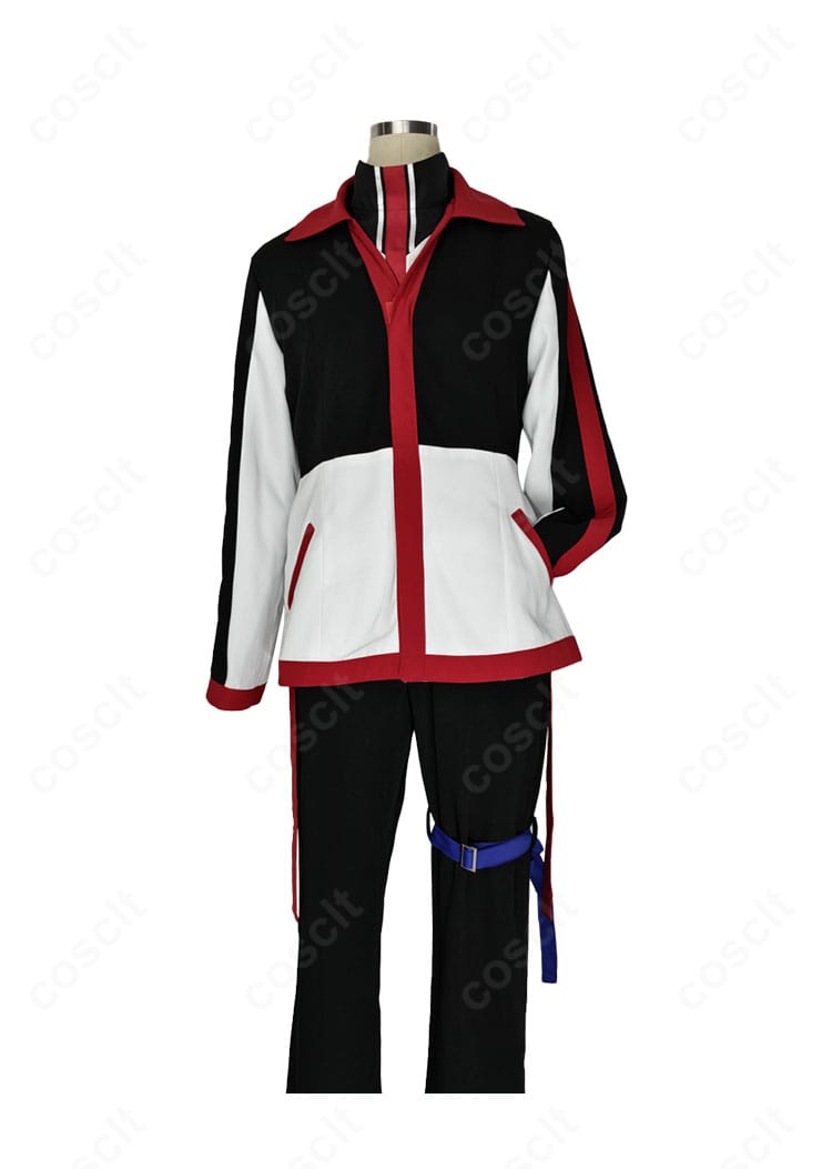 Limbus Company ユーリ コスプレ衣装の正面全体。直線的なシルエットと精緻な縫製で高品質な仕上がりが際立つデザイン