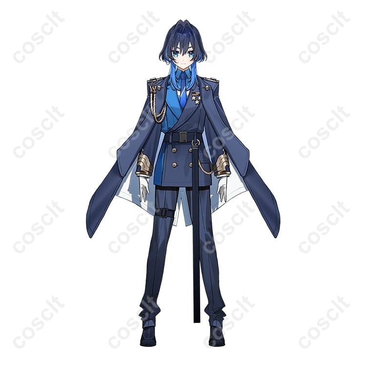 ホロライブEnglish オーロ・クロニー 軍服コスプレ衣装【オーダーメイド・高品質・送料無料】 - 1枚目の画像