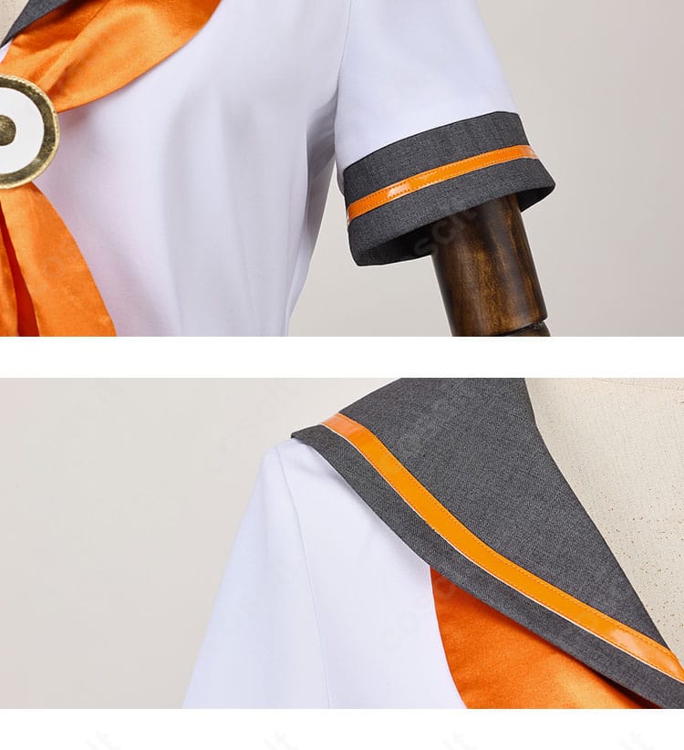 Fate/Grand Order コスプレ衣装の肩と袖の細部アップ｜こだわりの縫製と装飾